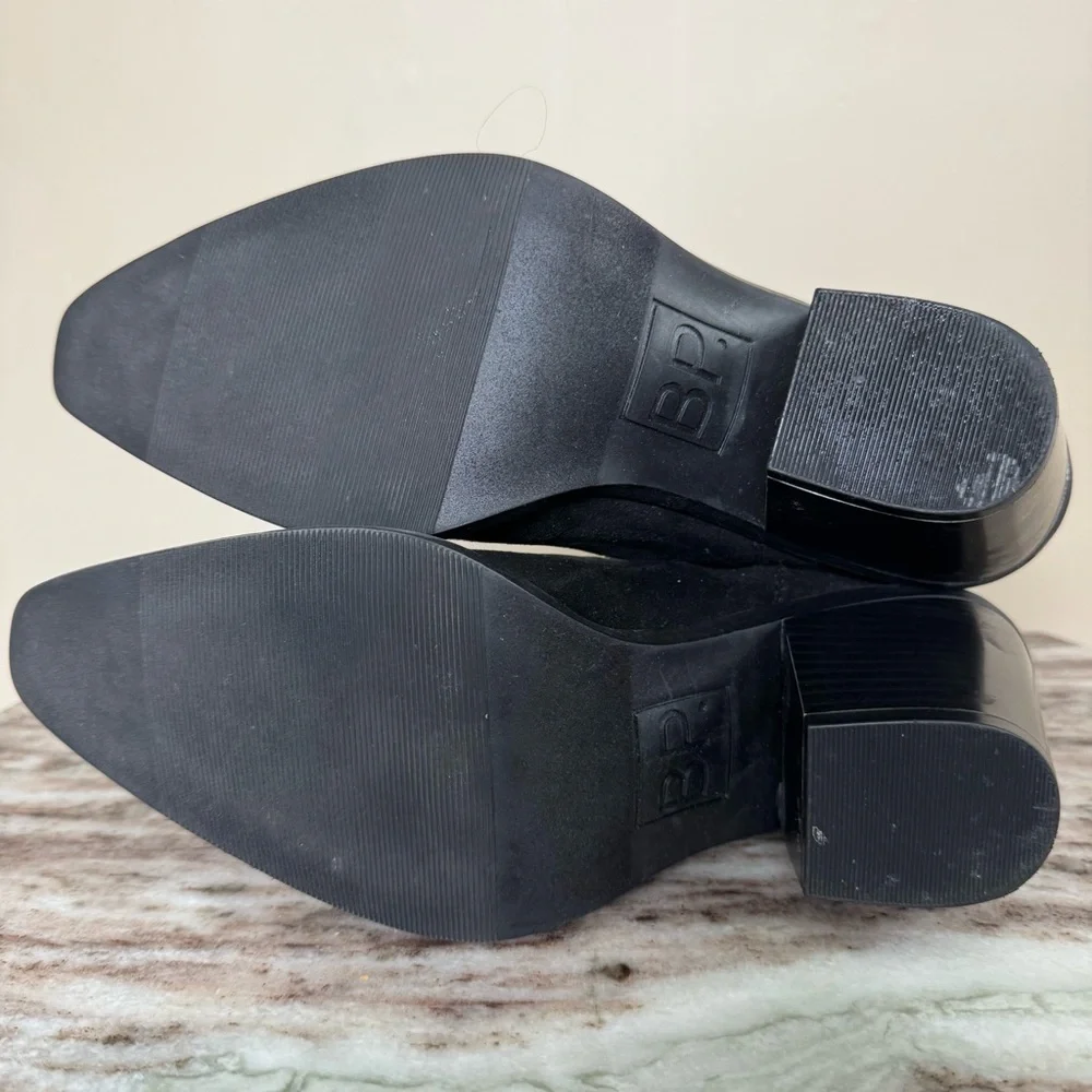 BP. Emmy Black Chelsea Boot Size 8